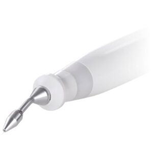 Professional Tip   A Professional Tip é a ponteira mais utilizada nos procedimentos ginecológicos, pois possui alta capacidade de concentração de energia devido a presença de uma agulha com ponta muito fina.